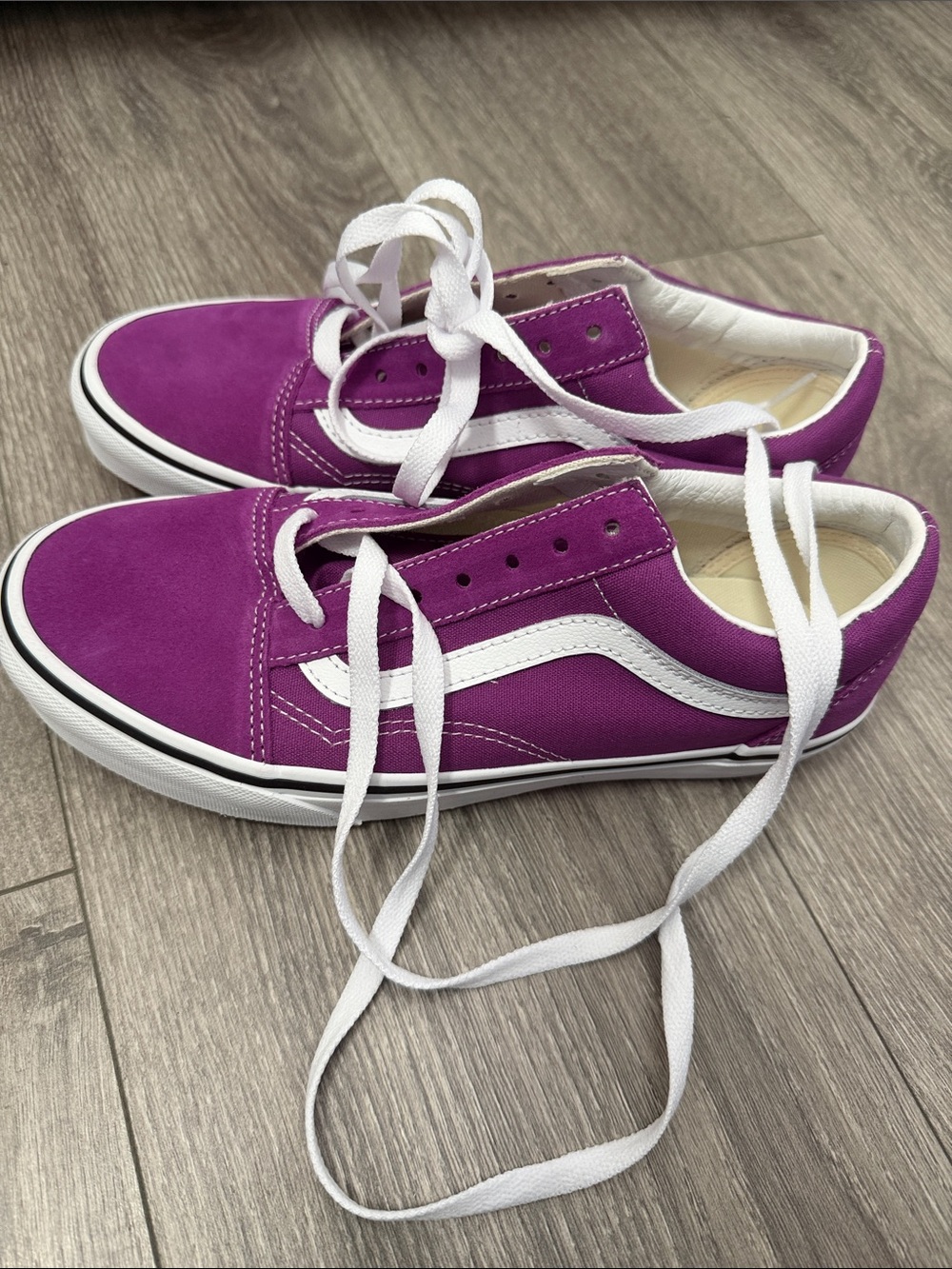 Brand New Vans Old Skool in Willowherb Women’s 7.5 - Picture 6 of 7